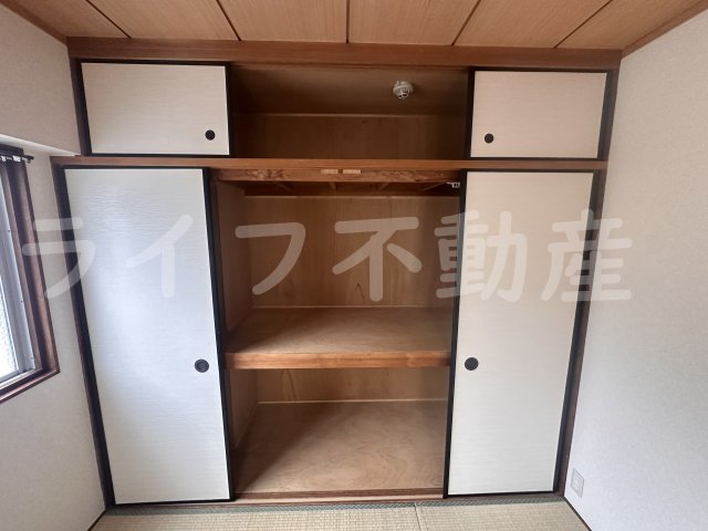 収納　十分な収納スペースがあります