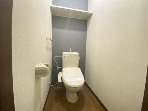 トイレ　温水洗浄暖房便座トイレです