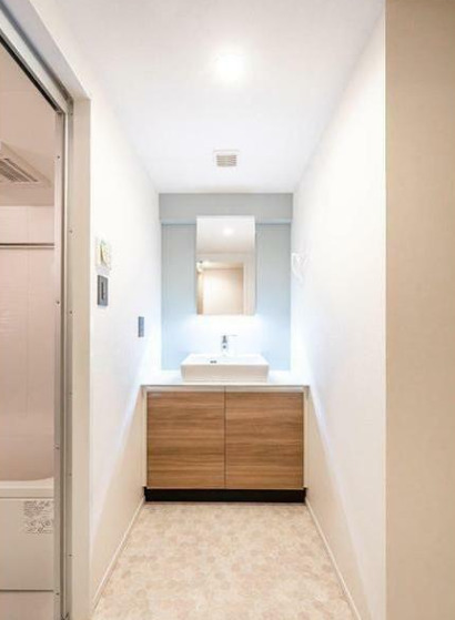 洗面設備　※別部屋の参考写真です。