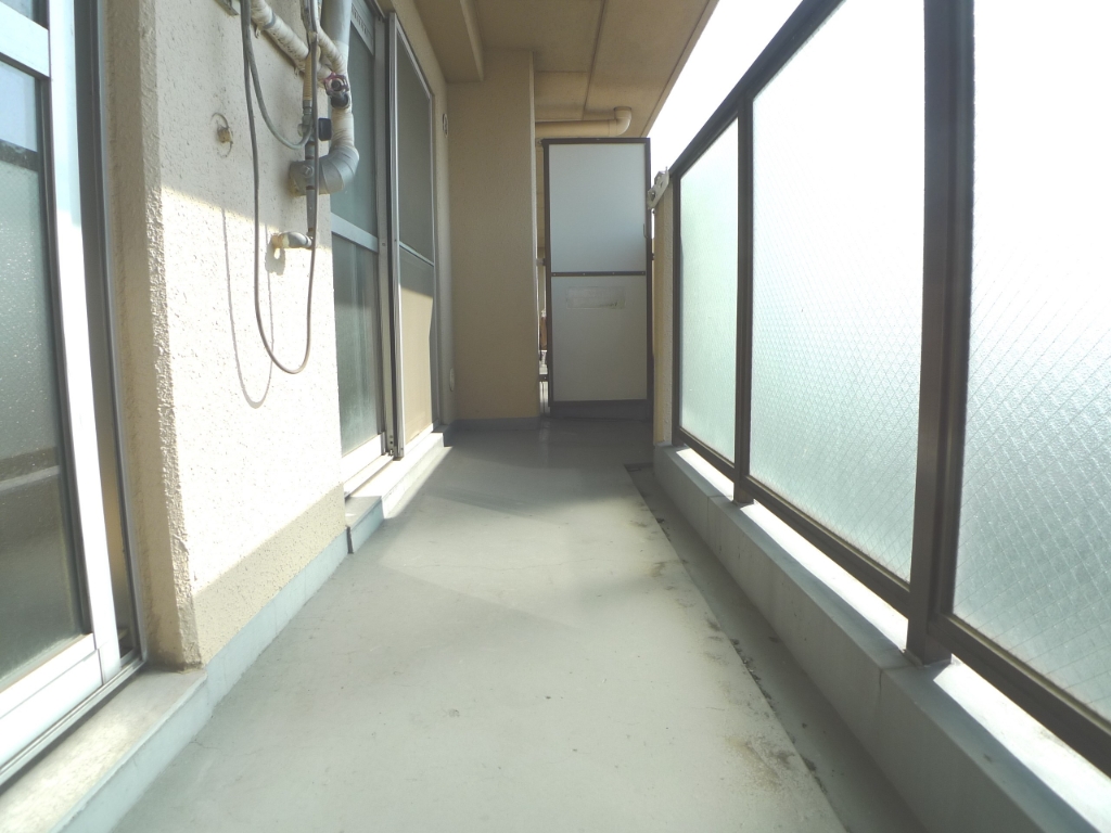 バルコニー　画像は604号室(3DK)