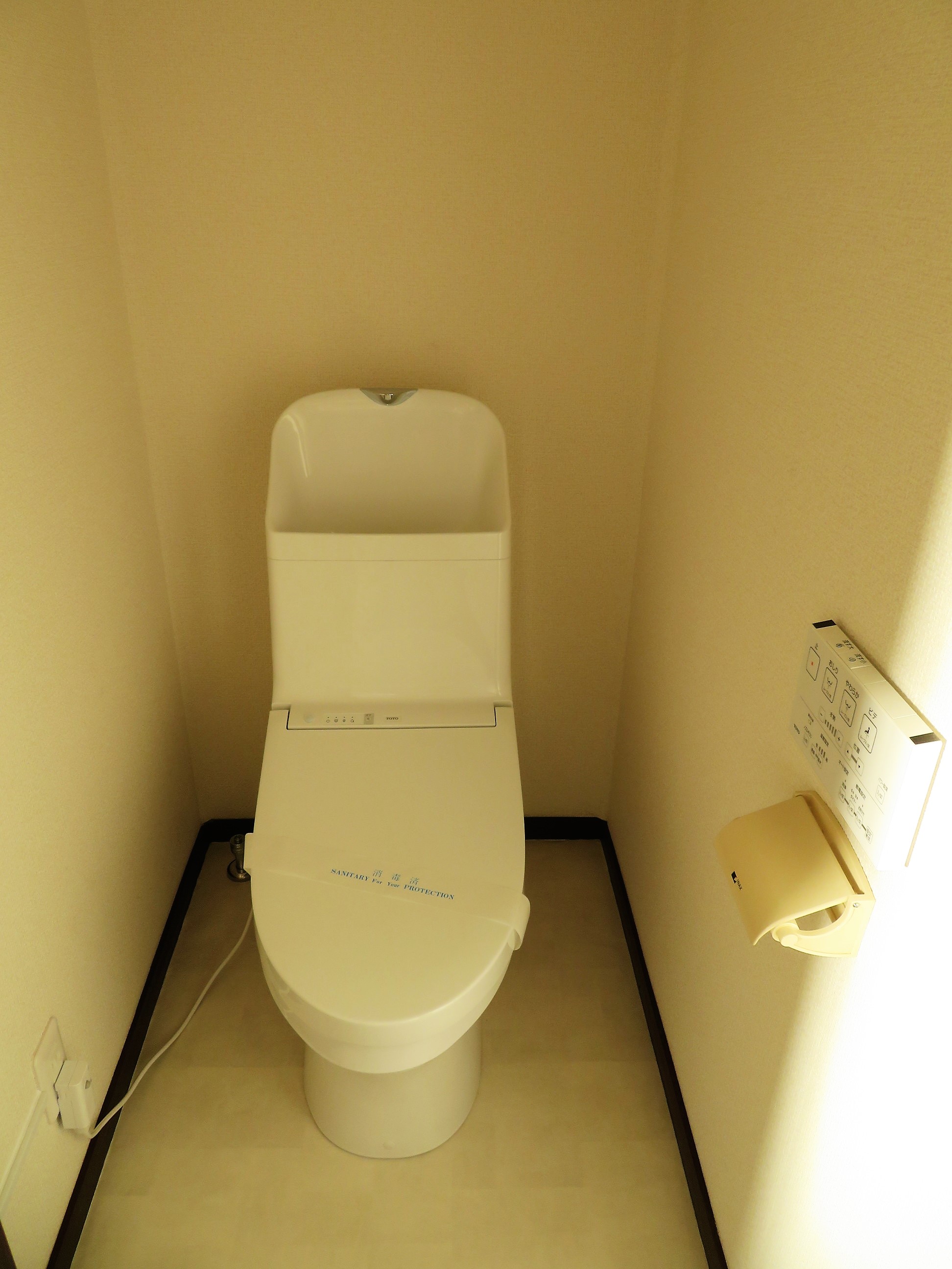 トイレ　ウォシュレットトイレが新規で付きました。