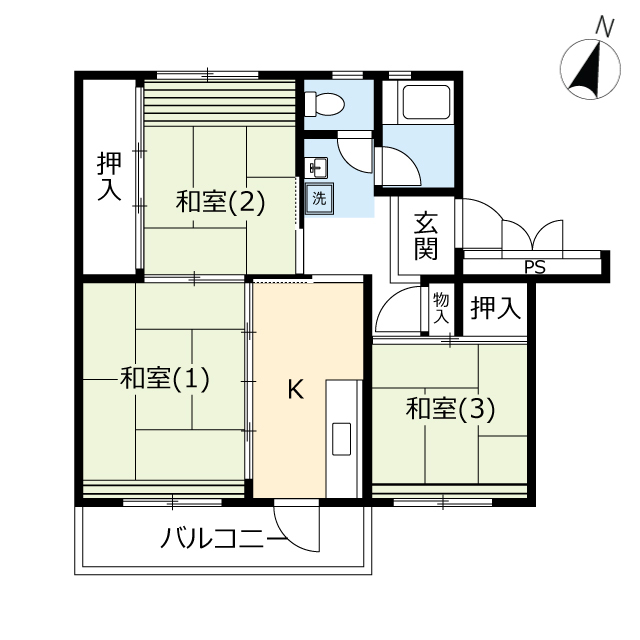 UR鳶尾の間取り写真