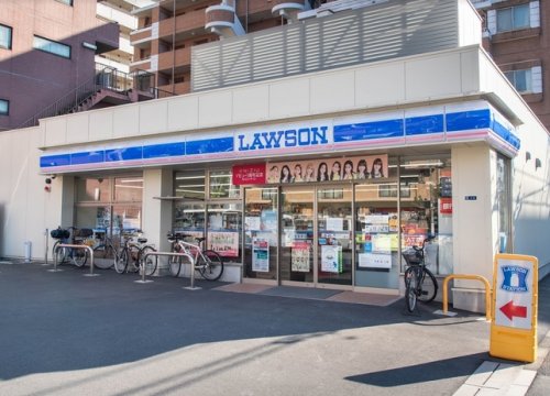 コンビニ　ローソン 墨田江東橋五丁目店（コンビニ）まで455m