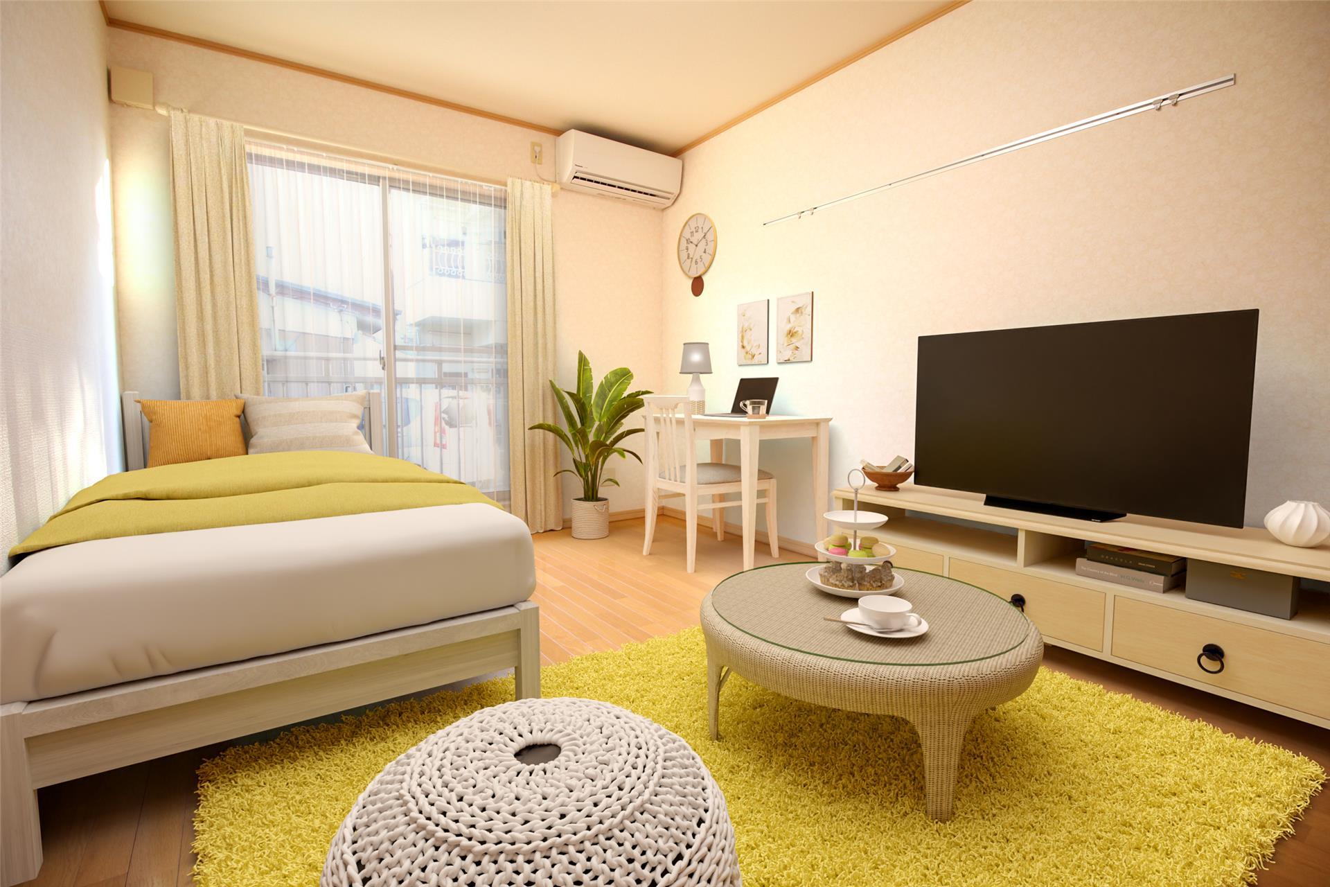 居室・リビング　※CG家具・家電。現状優先。