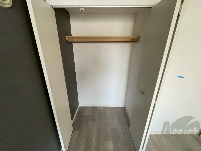 収納　洋室にはクローゼットがあるのですっきり片付きそうです。