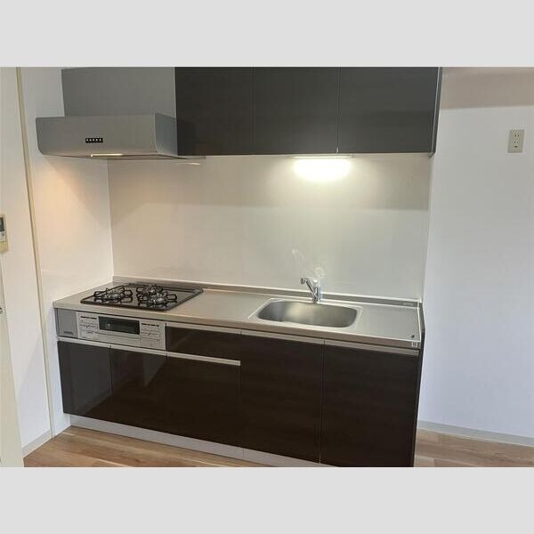 キッチン　２口ガスコンロ設置可！