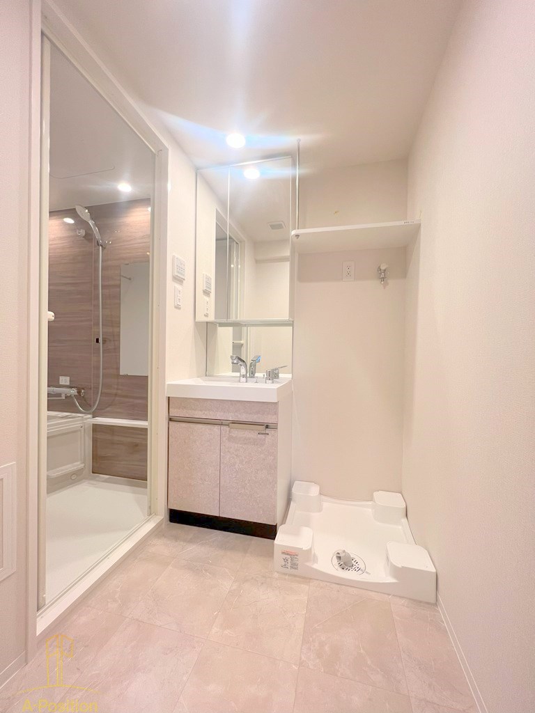 洗面設備　エスリードレジデンス大阪谷町ザ・マークス