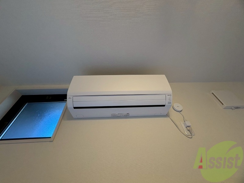 その他設備　エアコンも設置されております。毎日快適に過ごせそうですね。