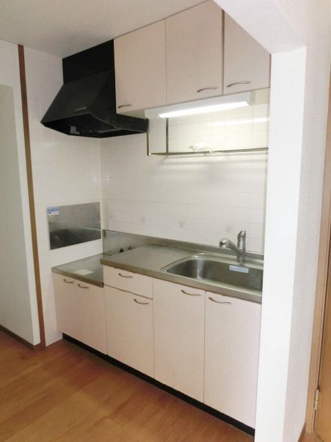 キッチン　２口ガスコンロ設置可能なキッチンです