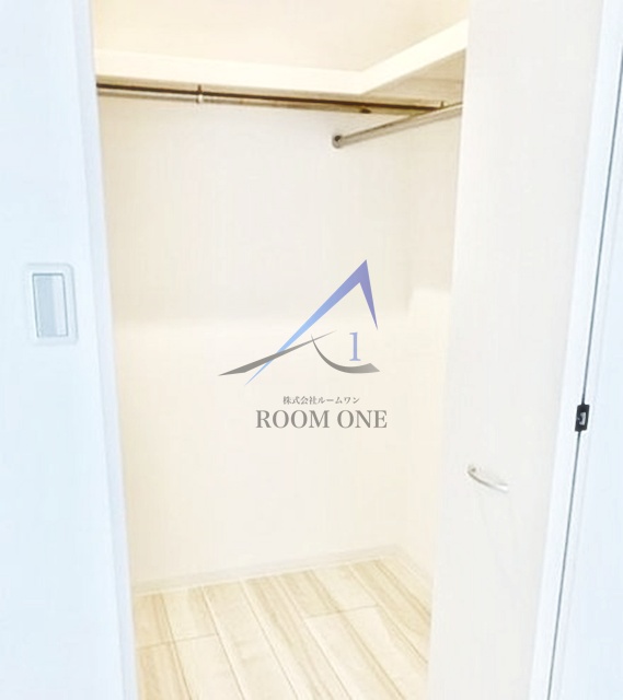 収納　ウォークインクローゼットです。