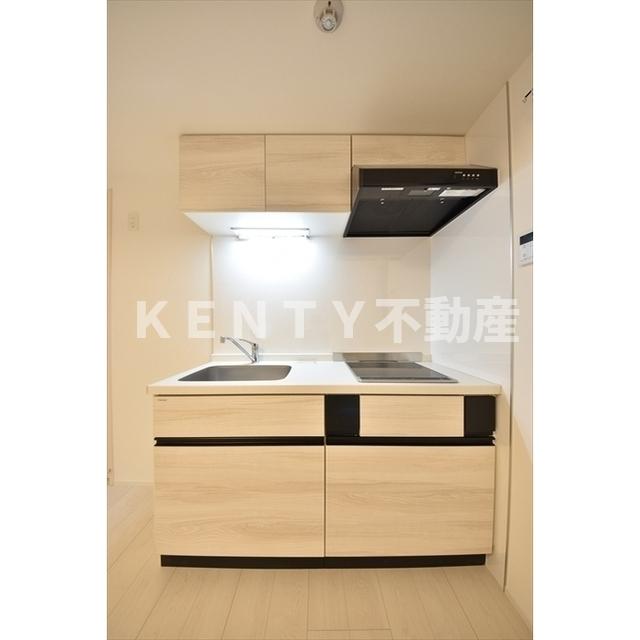 キッチン　コンパクトなキッチンで掃除もラクラク