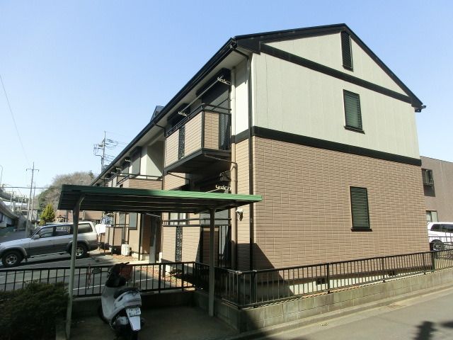 建物外観　経済的な都市ガス仕様です