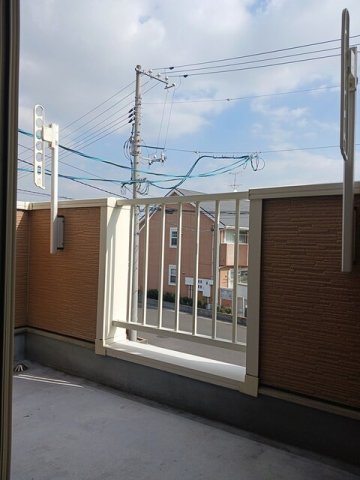 バルコニー　落ち着いた時間を過ごせるバルコニーです