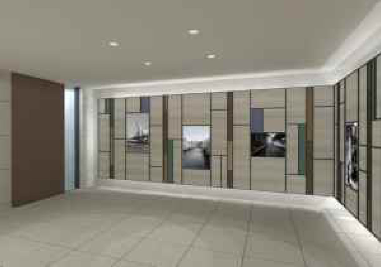 エントランス　落ち着いたエントランスです