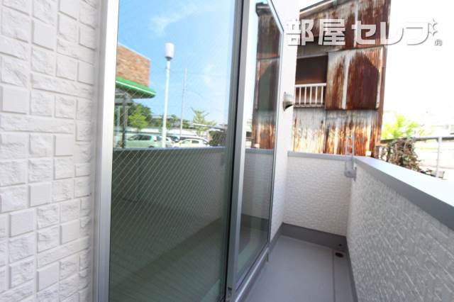 バルコニー　２号室タイプ