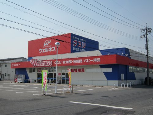 ドラックストア　ウェルネス旗ケ崎店（ドラッグストア）まで186m
