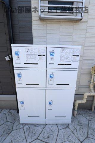 ロビー　宅配ボックスがあると、自分の時間を有効活用できますね！