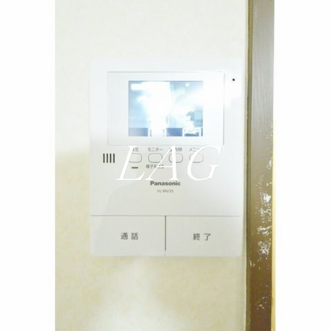 セキュリティ　モニター付きインターホンです。