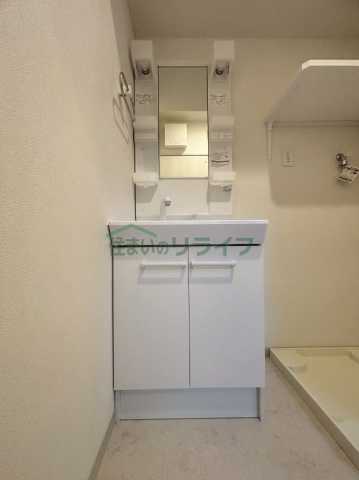 洗面設備　同間取：階数別