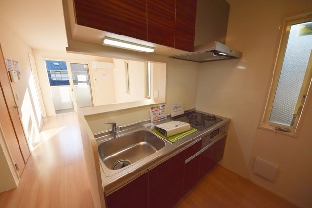 キッチン　★ガスコンロ３口グリル付カウンターキッチンです★