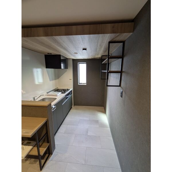 キッチン　2口ガスコンロ+グリル