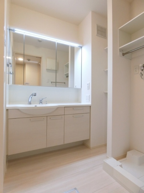 洗面設備　図面と現状に相違がある場合には現状を優先