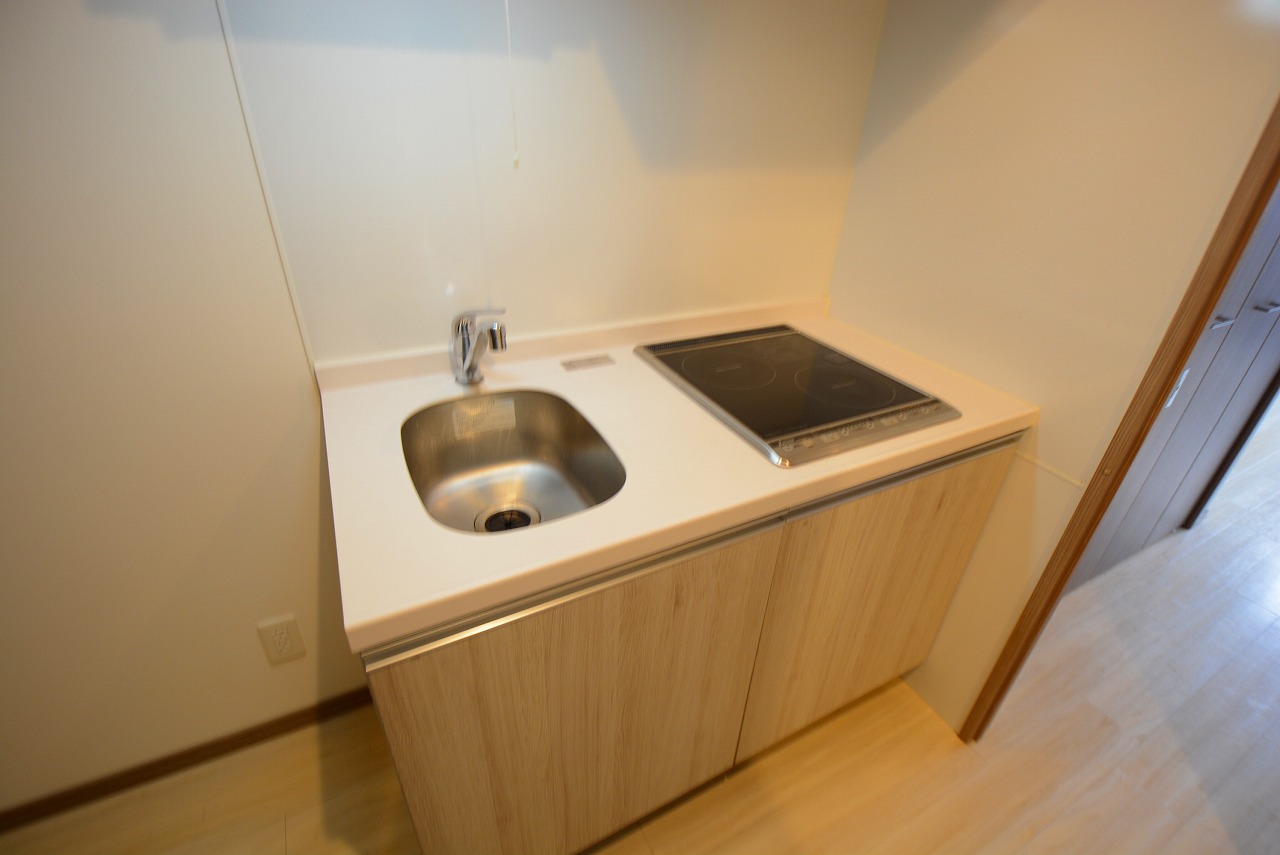 キッチン　2口IHコンロ付きのキッチン♪