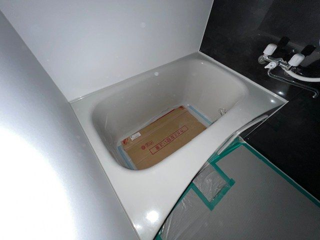 バス・シャワールーム　建築施工時のお写真です。