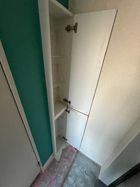 収納　建築施工時のお写真です。