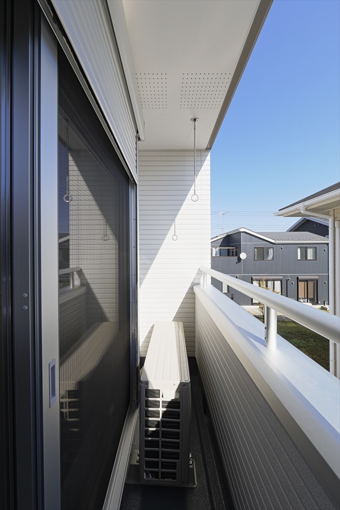 バルコニー　バルコニーがあります