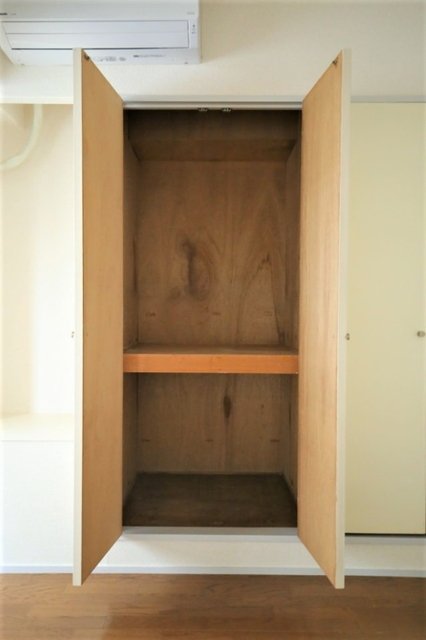収納　たっぷりとした収納スペースです
