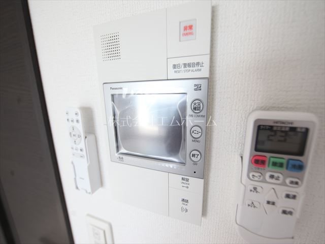 セキュリティ　TVモニター付インターホン完備