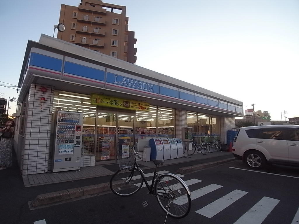 コンビニ　ローソン 清水五丁目店（コンビニ）まで124m