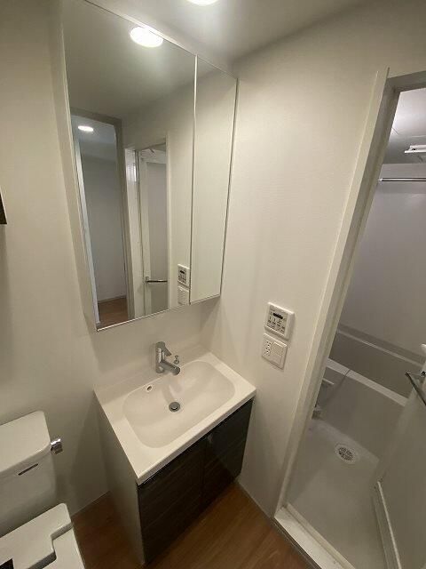 洗面設備　ヘアセットも簡単洗髪洗面化粧台☆