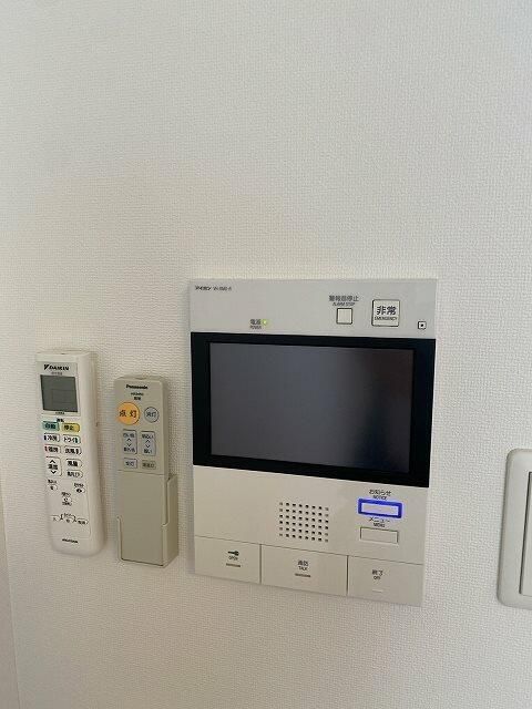 セキュリティ　ＴＶモニター付インターホンがあるので訪問者が一目でわかります