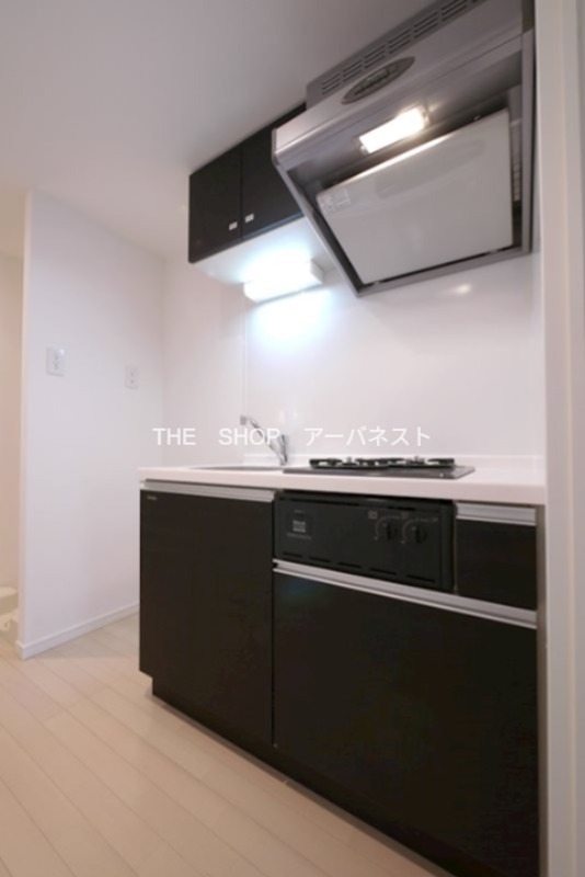 キッチン　機能的な２口ガスシステムキッチン♪