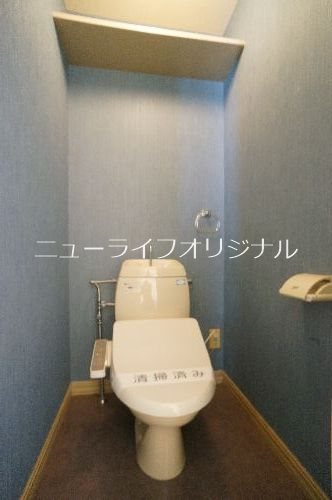 トイレ　あると嬉しい温水洗浄便座付き♪