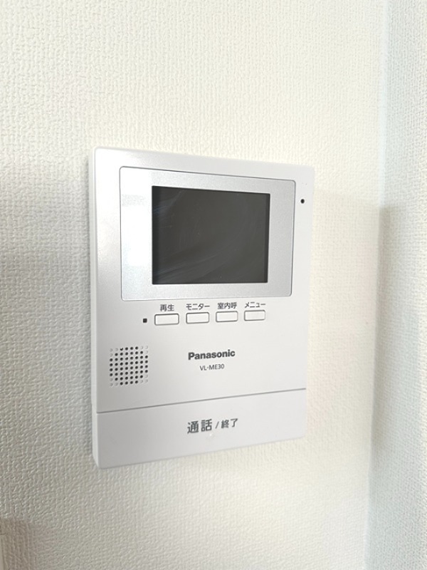 セキュリティ　モニター付きインターホン！