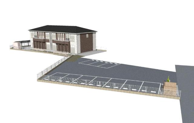 建物外観　完成予想図