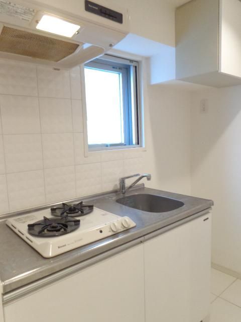 キッチン　２口ガスコンロシステムキッチン