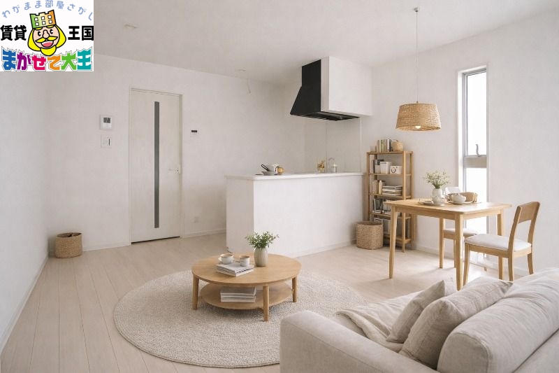 居室・リビング　家具・インテリアはＣＧです