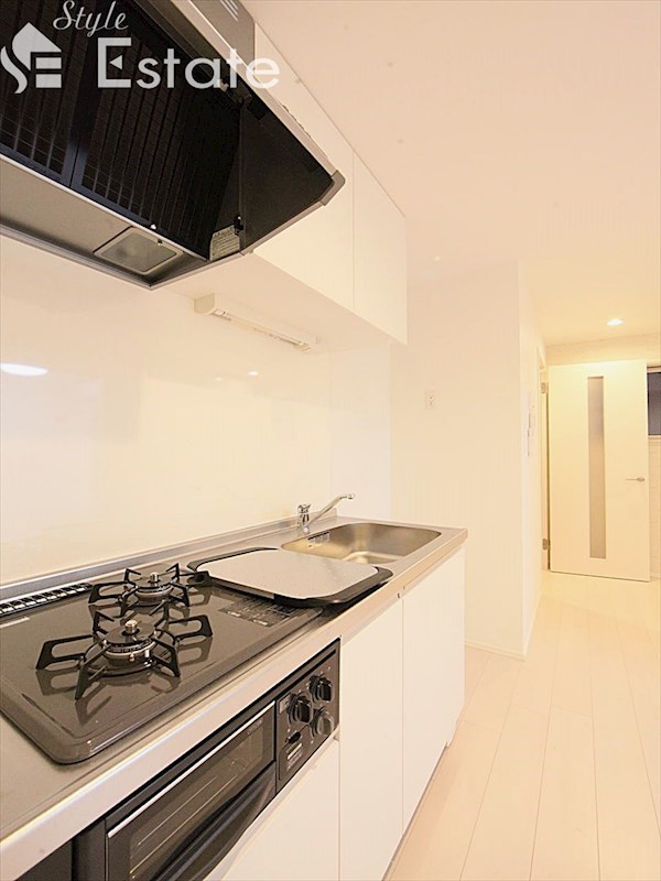 キッチン　システムキッチン2口コンログリル付