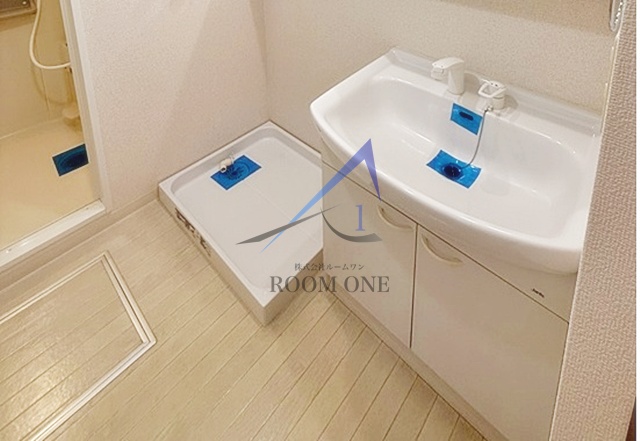 洗面設備　洗面台です。