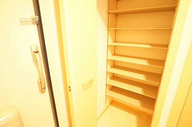 玄関　収納スペースも豊富です。
