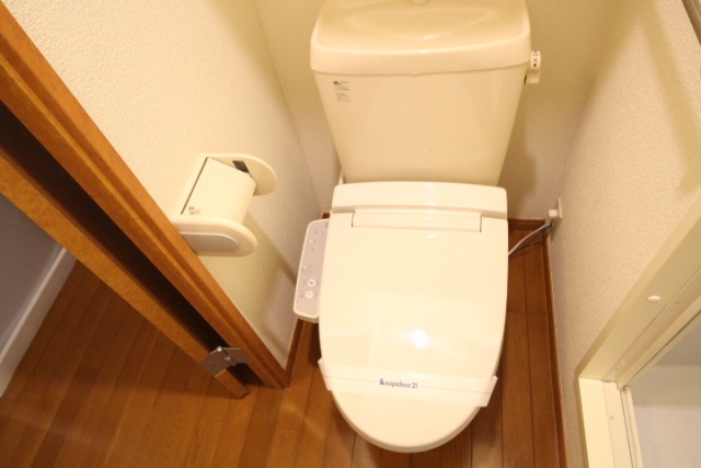 トイレ　写真は別号室のものです。