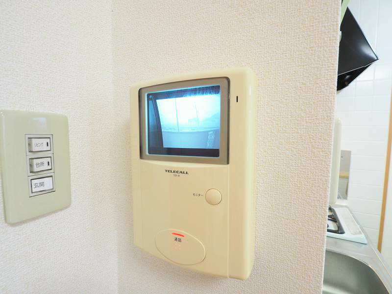 セキュリティ　※別号室の写真です。安心のモニターホンです。