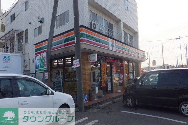 コンビニ　セブンイレブン市川曽谷店（コンビニ）まで124m