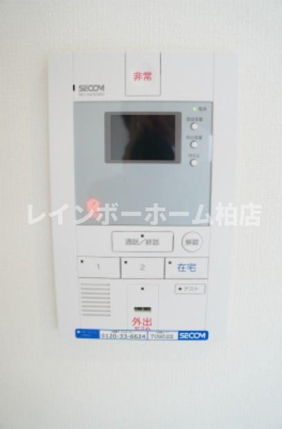 セキュリティ　モニタ付インターホンです