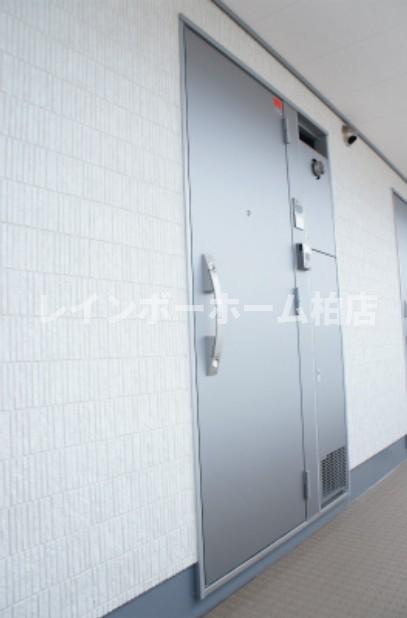 エントランス　玄関ドア前です