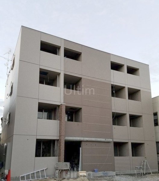 建物外観　建設中外観